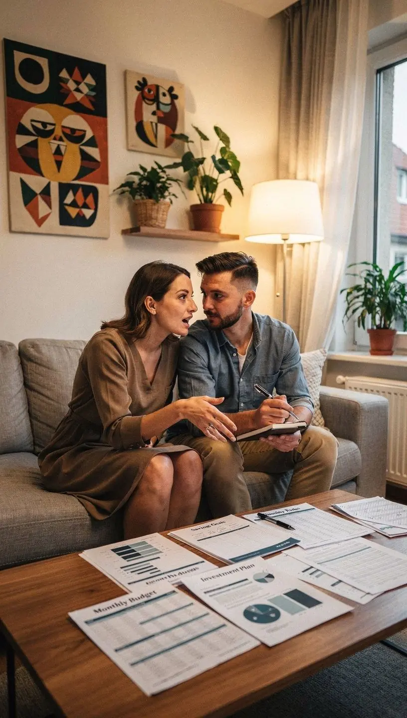 Kézzel írt havi költségvetési terv egy naptáron, amely segít a kiadások nyomon követésében.